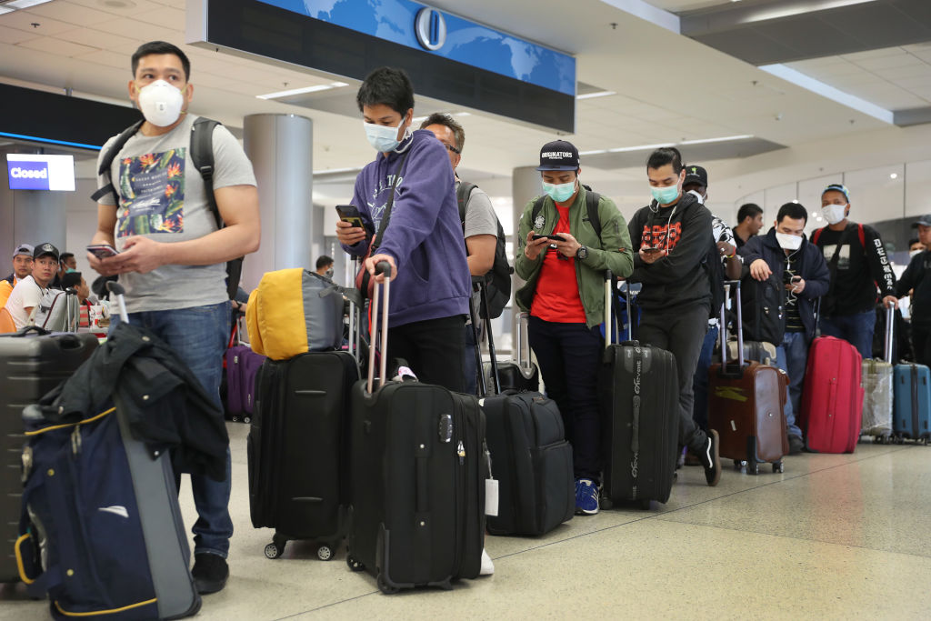 Travel with masks during covid 19 pandemic